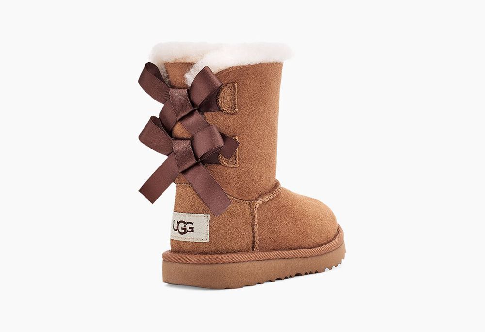 Ugg Bailey Bow Ii - Kids Boots - Brown - NZ (3607SUOVK)